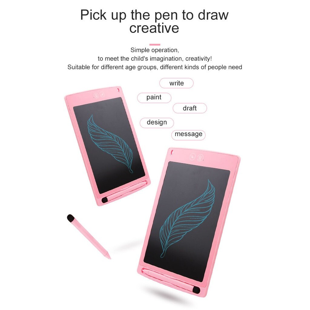 8.5 Inch Lcd Schrijven Tablet-Elektronische Schrijfbord Doodle Board Tekentafel Smart Lock Functie Flexibele Vloeibare Kristallen Film