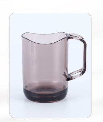 Transparent Wash Cup Household Plastic Toothbrush Cup With Handle Couple Toothbrush Cup Student Mouthwash Cups LC387: color1