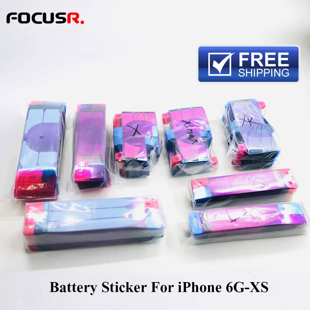 10PCS Battery Adhesive Battery Sticker Tap For iPhone 6 6P 6S 6SP 7 7P 8 8P Mobile Phone Stickers Film