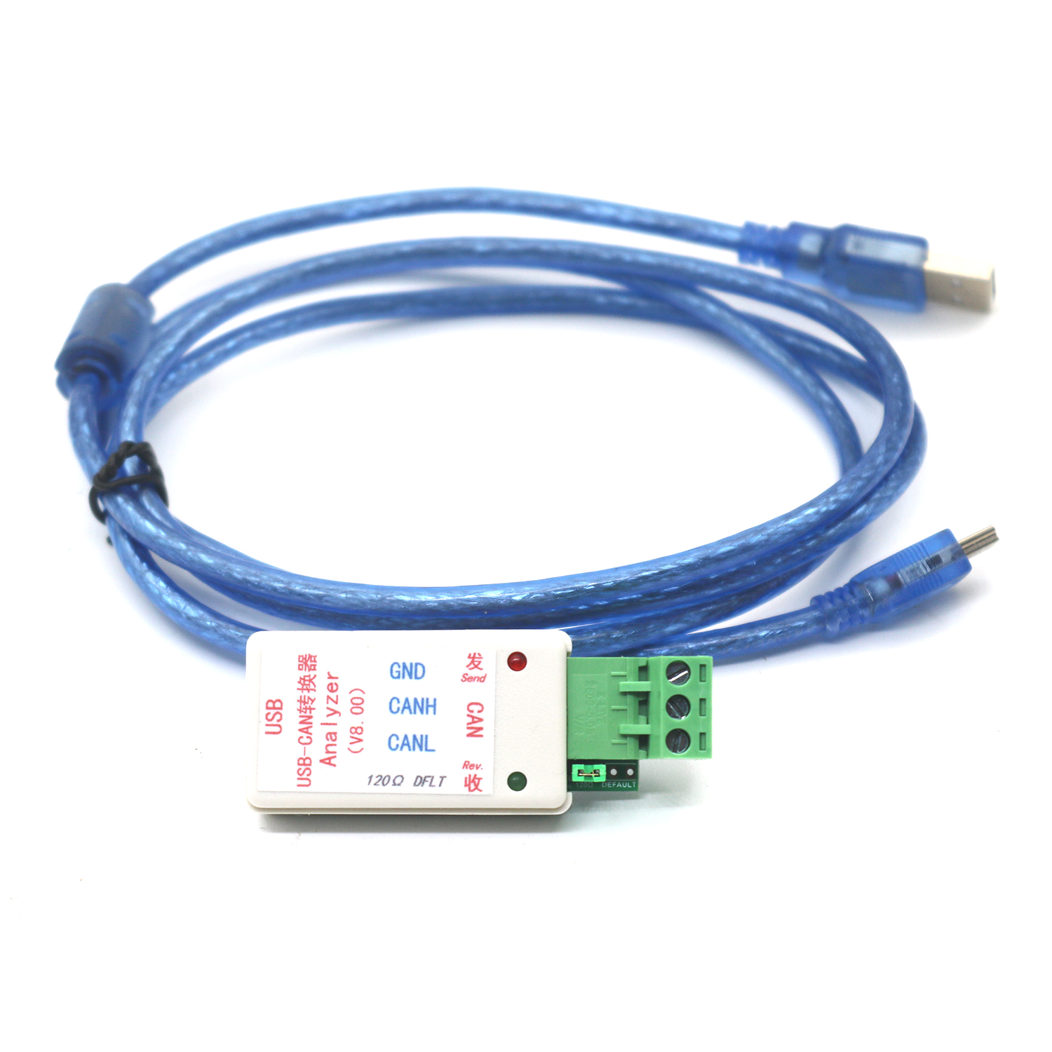 USB To CAN / RS232 Serial Port Converter Adapter 232 CAN Bus Transfer Send / Receive communication Analysis TVS Surge Protection: Default Title