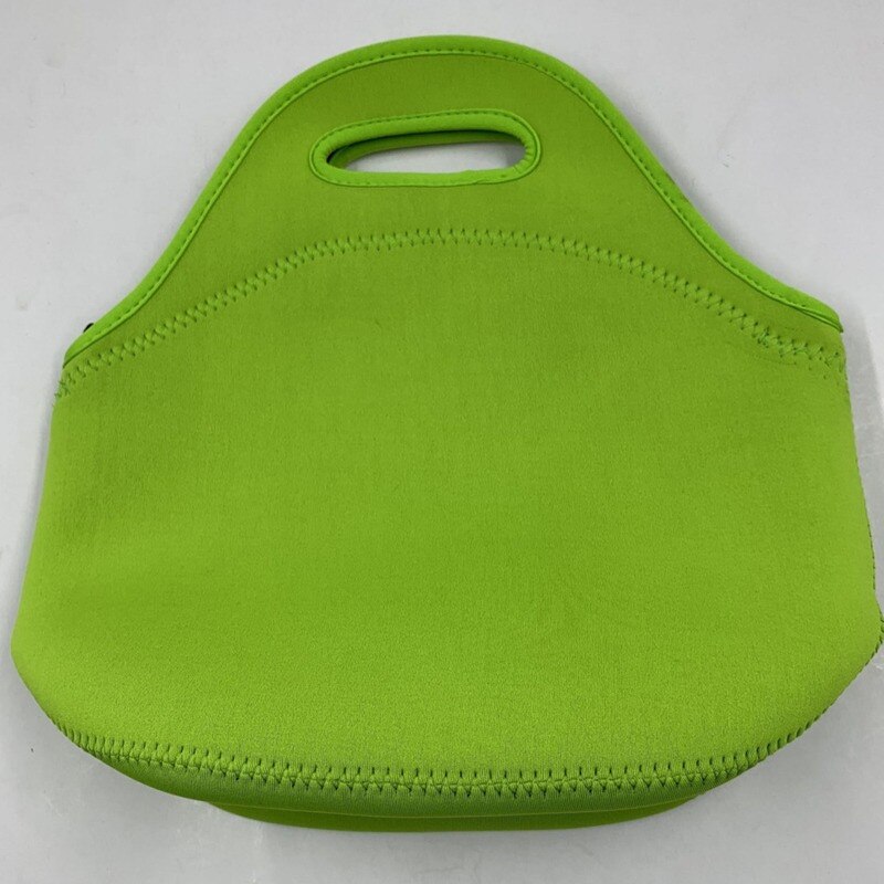 Bolsa de almuerzo de neopreno para niños, bolsa aislante para el aire libre, Picnic, protección ambiental: Verde