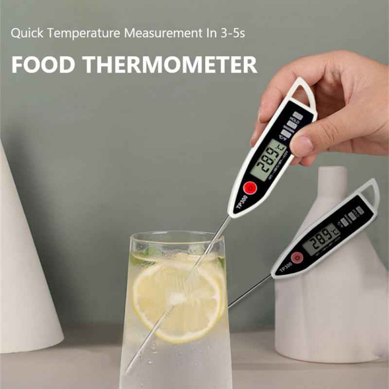 TP300 Food Digital Thermometer For Kitchen BBQ Probe Meat Water Milk Household Cooking Electronic Oven Thermometer Gauge Tools