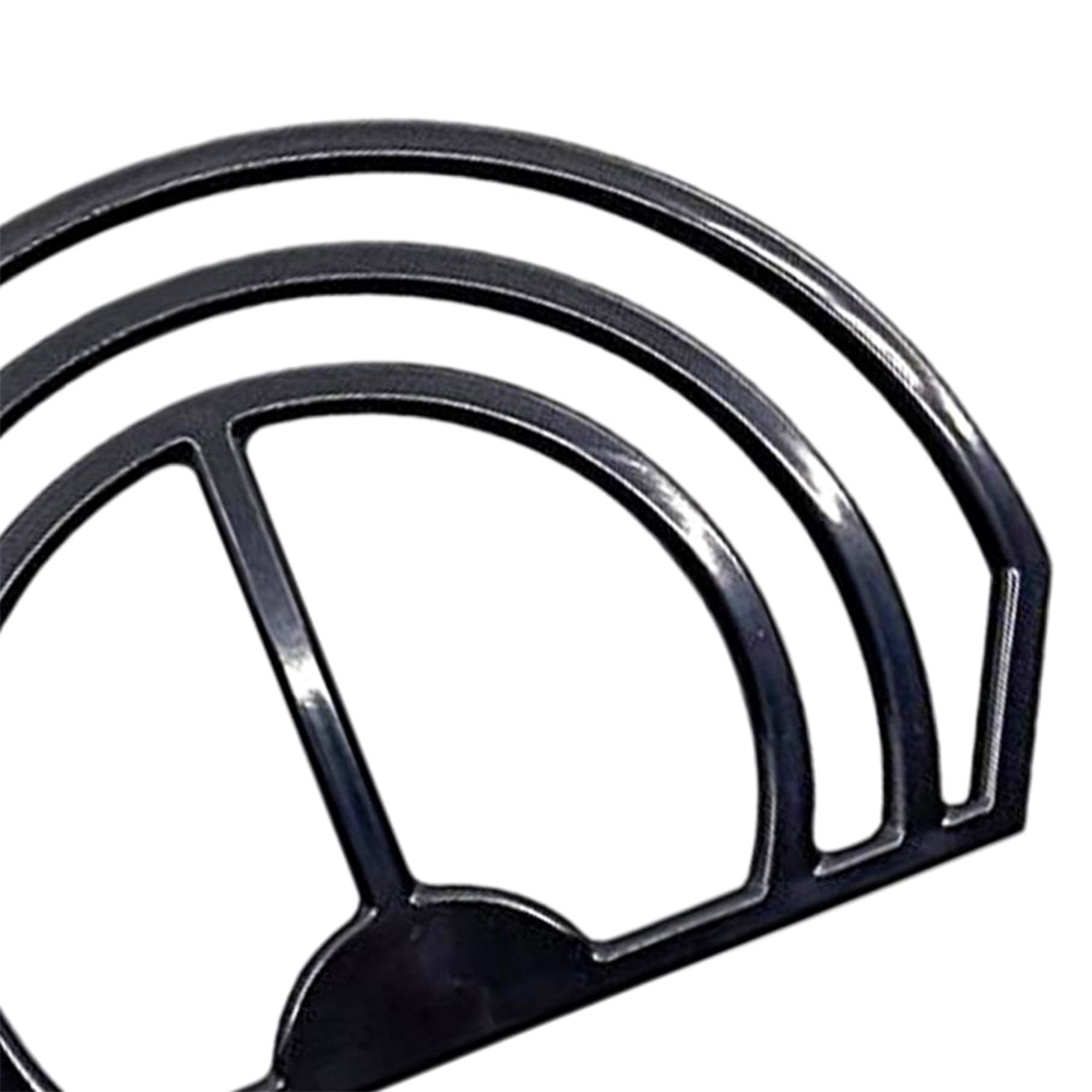 Piegatrice per tesa per cappello da baseball Staffa perfetta per modellare i bordi della fascia curva Comodo design modellante Accessori a forma di semicerchio