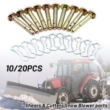 Goupilles de cisaillement pour souffleuse à neige, lot de 10 ou 20 pièces, pour artisan, 714 à 04040