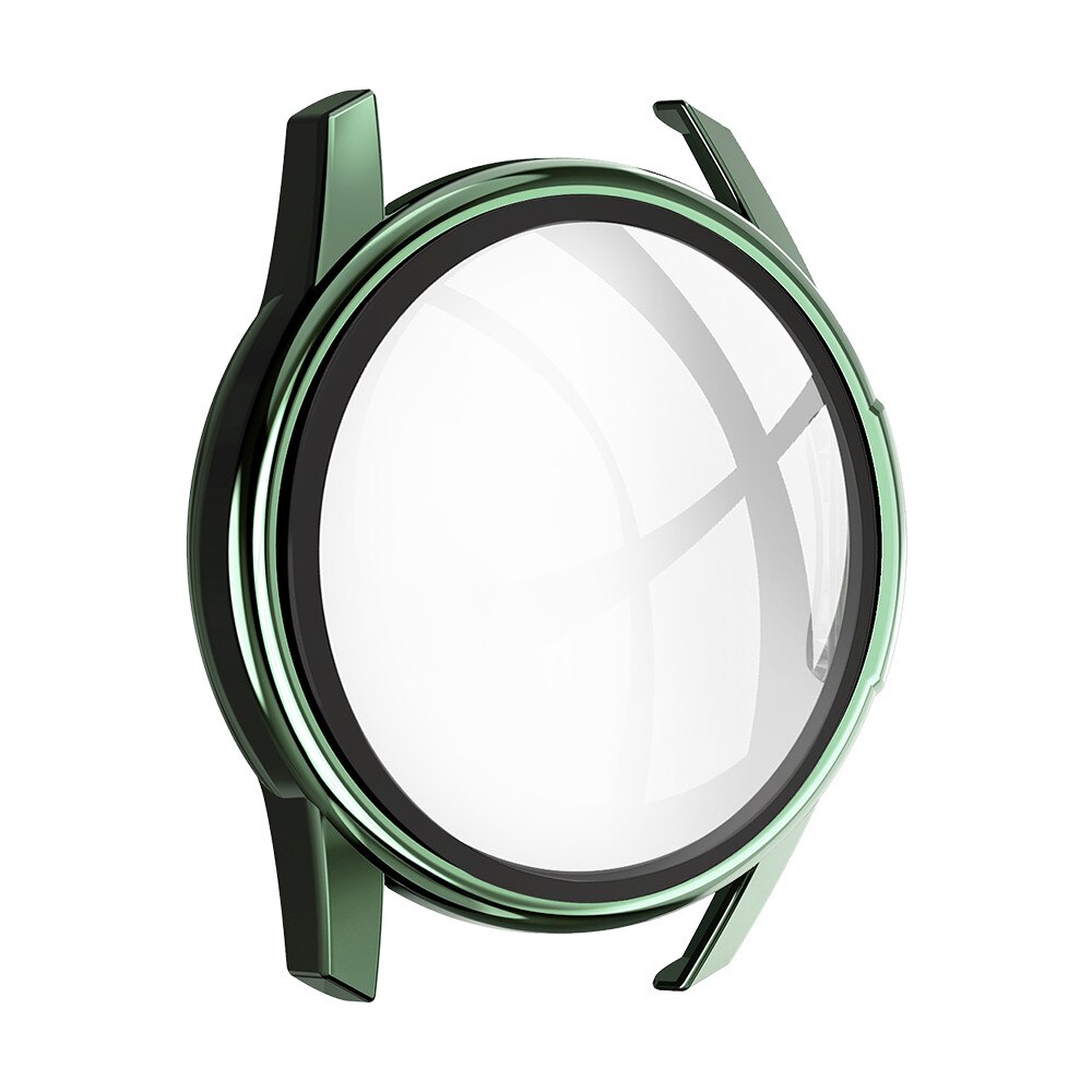 Capa protetora de tela para huawei relógio gt 2 46mm 42mm 2e caso gt2 pára-choques com filme de vidro temperado completa acessórios do escudo: Dark Green / For GT 2e 46mm