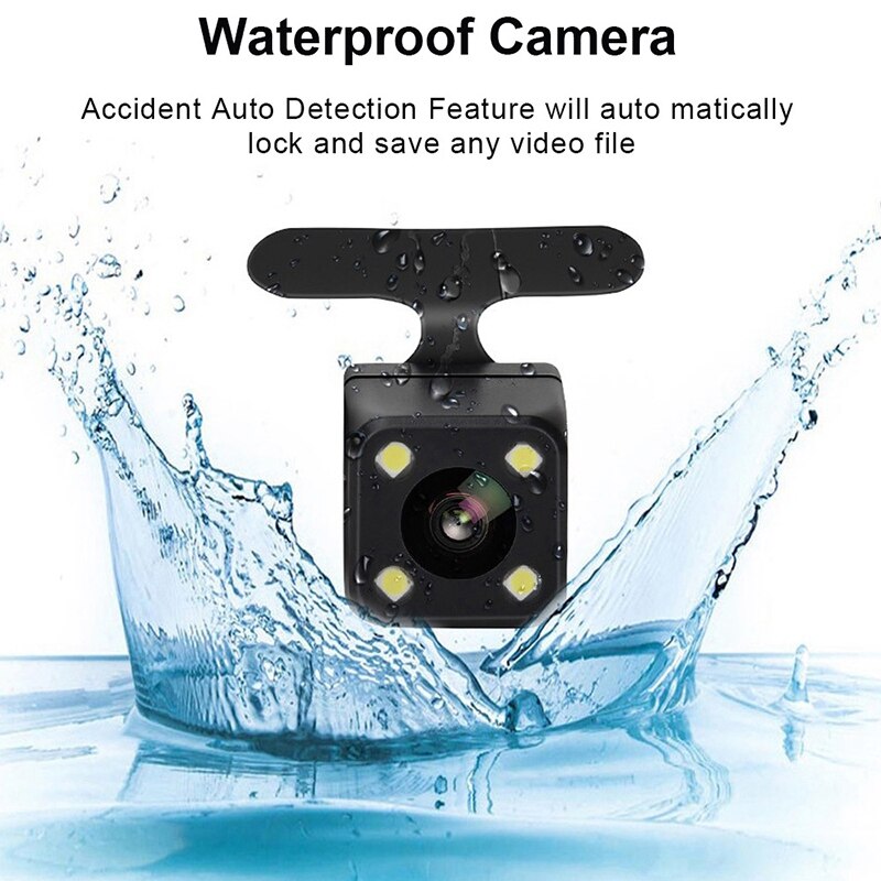 Dash Cam 4 Inch 1080P Hd Auto Camera Dvr Dual Lens Dash Cam Video Recorder 24H Parking Monitor dashcam G-sensor Registrator