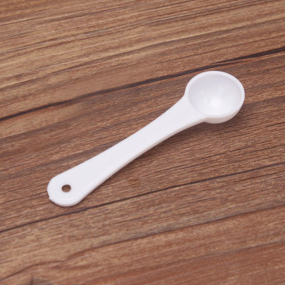 1 Gram Scoop Durable White Powder Practical Tool Fertilizer Home Lightweight Spoon Garden Measuring Tool Portable Mini