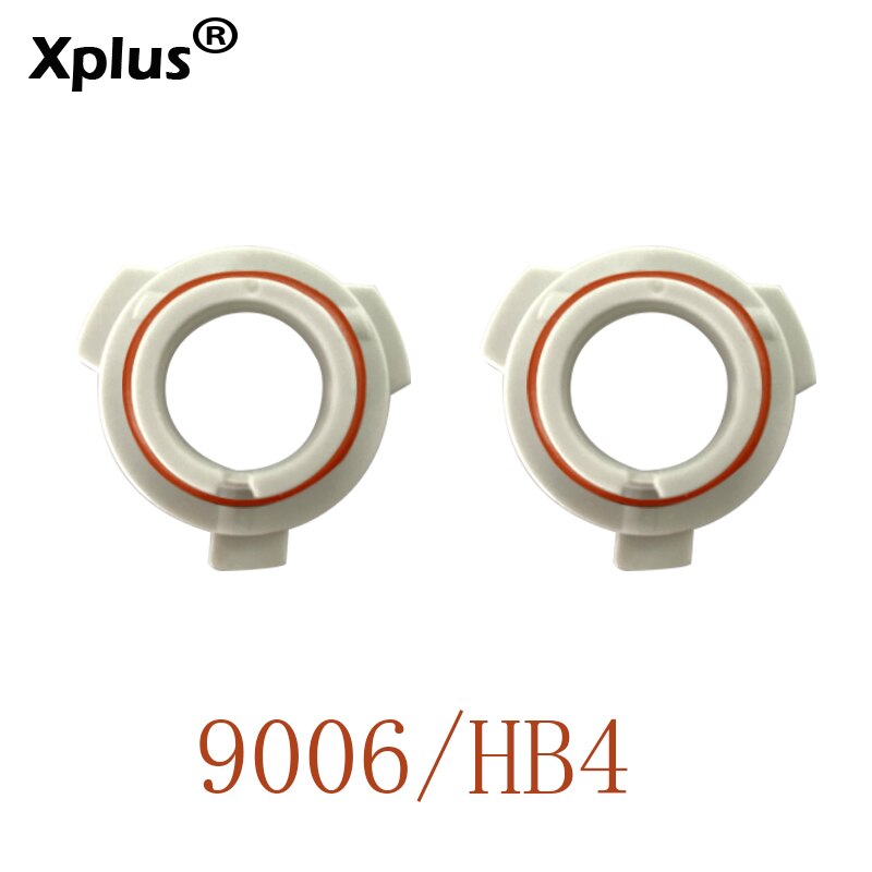 Xplus-adaptateur C6, 2 pièces H1 prise lampe frontale LED porte-ampoule H1 H3H4 H7 H11 9005 9006 voiture phare LED: 9006