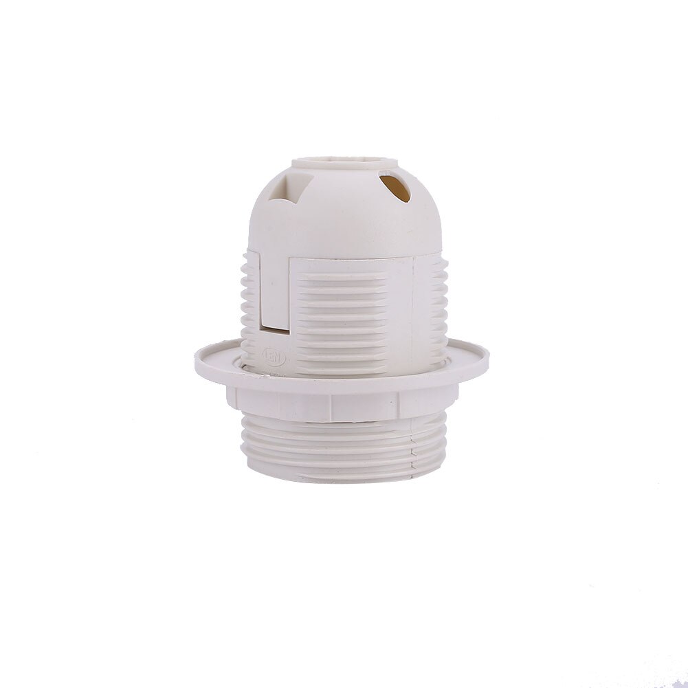 Edison Screw Es E27 Light Bulb Lamp Holder Base Socket Socket Accessory Lighting Parts Pendant LED White/Black
