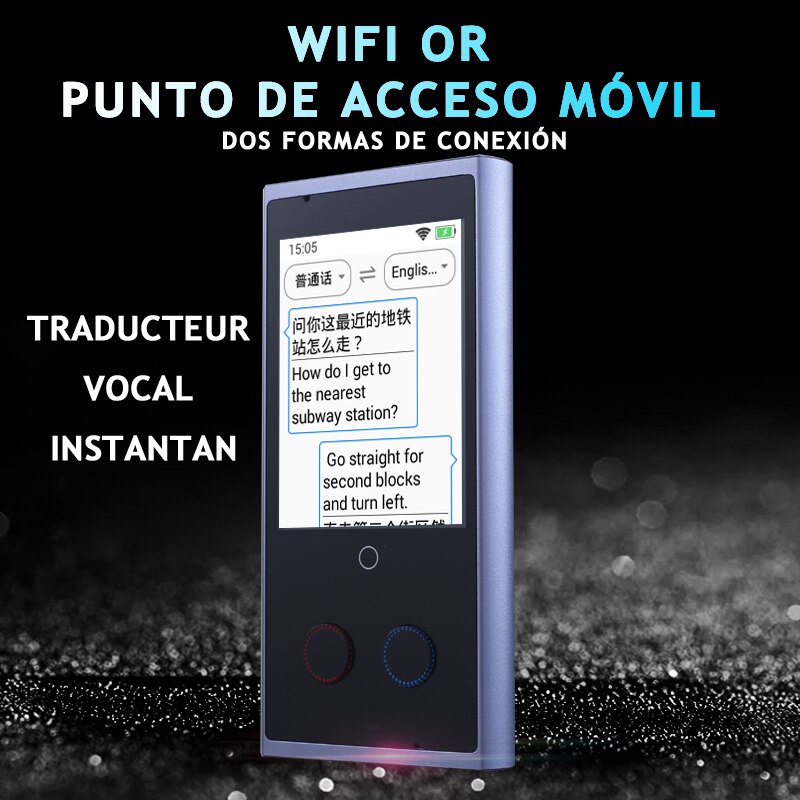 Translation device smart instant portable with intelligent voice realtime