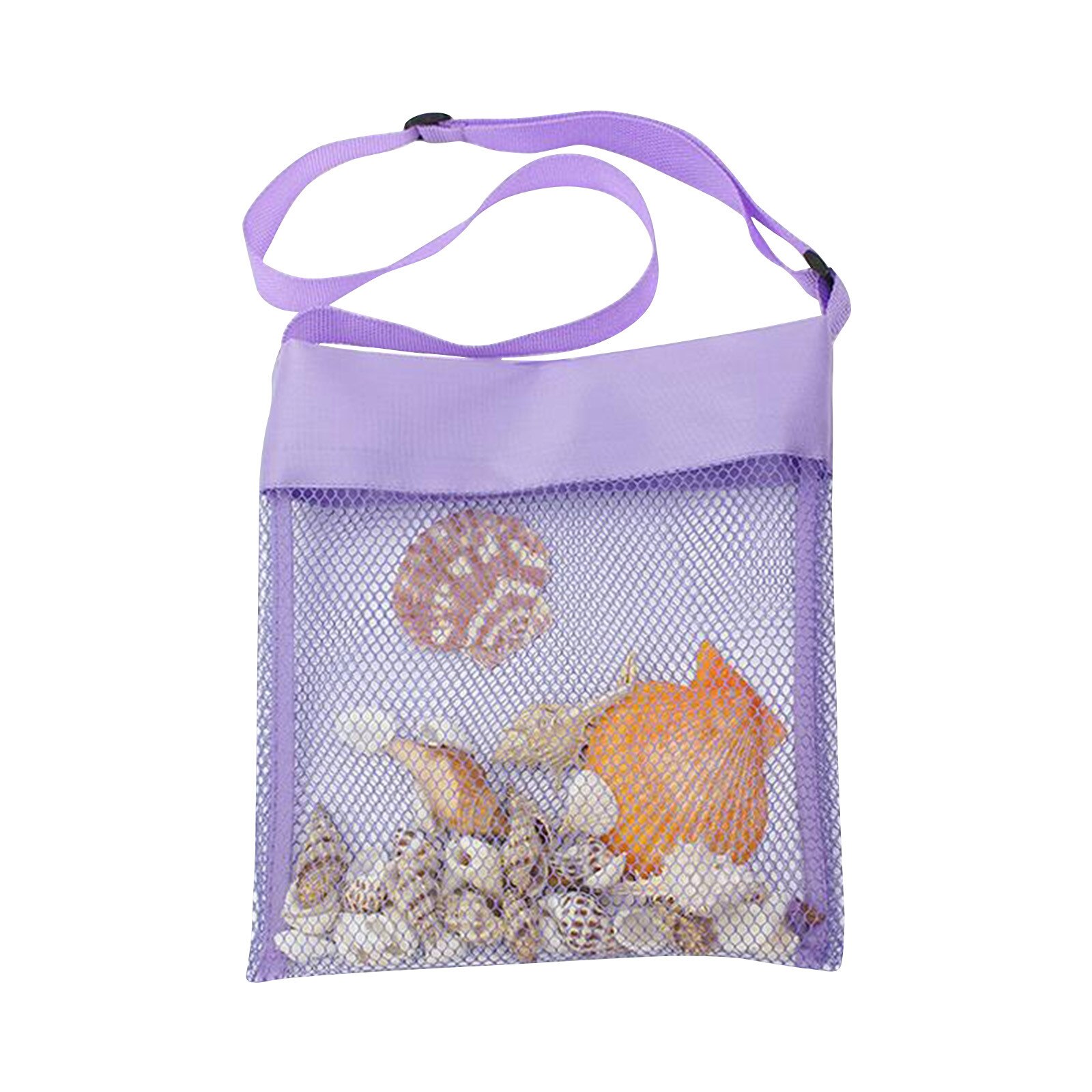 25 # verano bolsa de red de almacenaje portátil chico s arena Shellcollection bolsa de playa niños arena bolsas para almacenamiento de juguetes Honda chico bolso bolsa: E