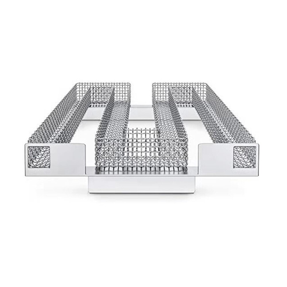 1Pcs Food Grade Stainless Steel Cold Smoker Generator BBQ Barbecue Grill Wood Chip Smoker Bacon Salmon Meat Burn Cooking Tools: W-shape