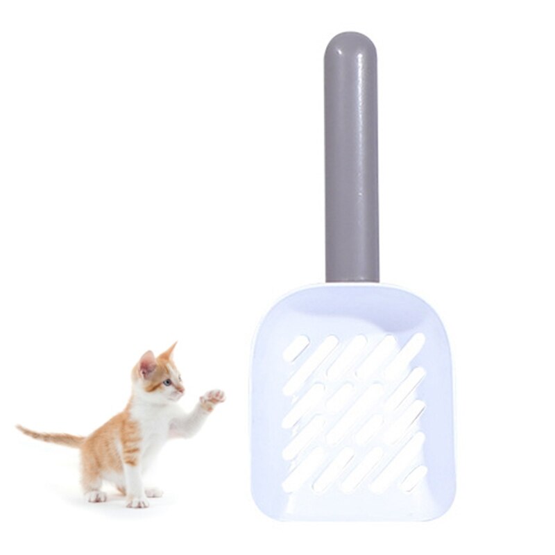 Plastic Pet Litter Scoop Easy to Clean Smooth Hollow Kitten Scooper Dog Cat Shovel Waste Dog Puppy Litter Legendog: Grey