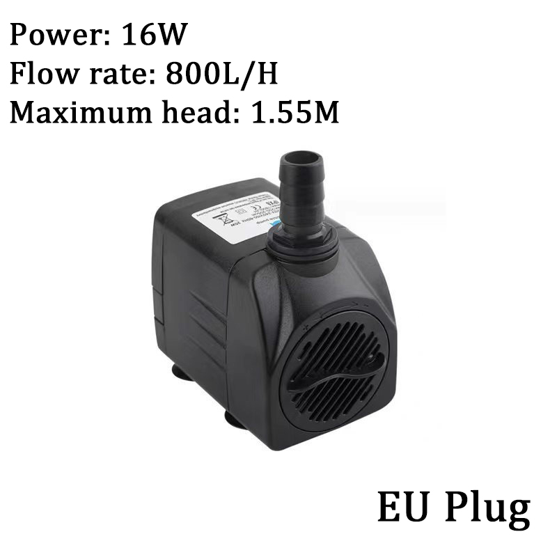 Bomba de água ultra silenciosa, mini ac220v, motor sem escova, submersível, adaptador de bomba de água para aquário, fonte de lago para jardim de tanque de peixes: 4,5V