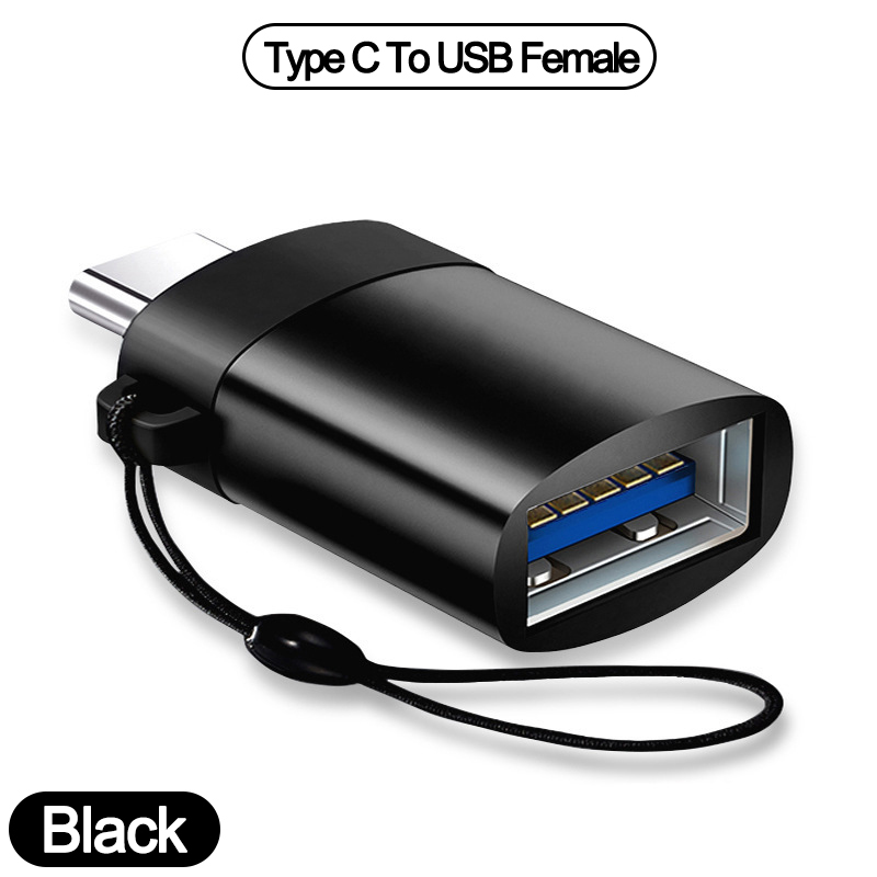 Otg naar type-c micro-sd tf-adapter, slimme geheugenkaartlezer voor samsung en huawei, micro-usb naar type-c micro-sd otg-adapter: En