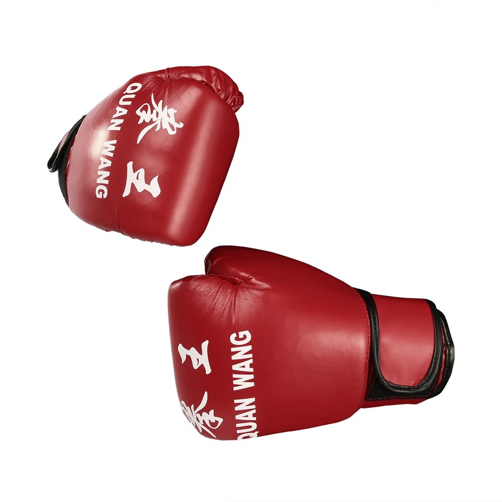 Red & Black Adult Boxing Gloves Sandbag Liner Gloves Kickboxing Gloves Pugilism Men Women Training Fighting Tool