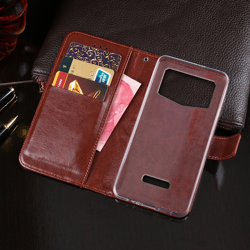 Für Oukitel K12 fallen Brieftasche kippen Geschäft Leder Capa Telefon fallen für Oukitel K12 Abdeckung Fundas mit Karte Halfter Zubehör