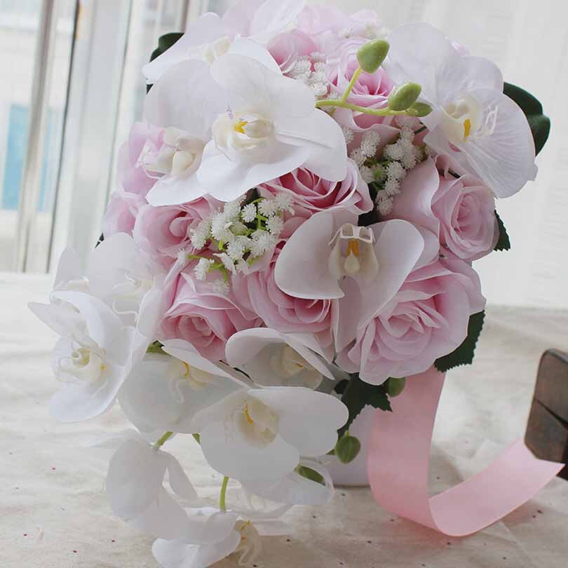 Support Bloemen Bruiloft in Kristal SucceBuy, 10 Stukken, 90 cm, Luksus