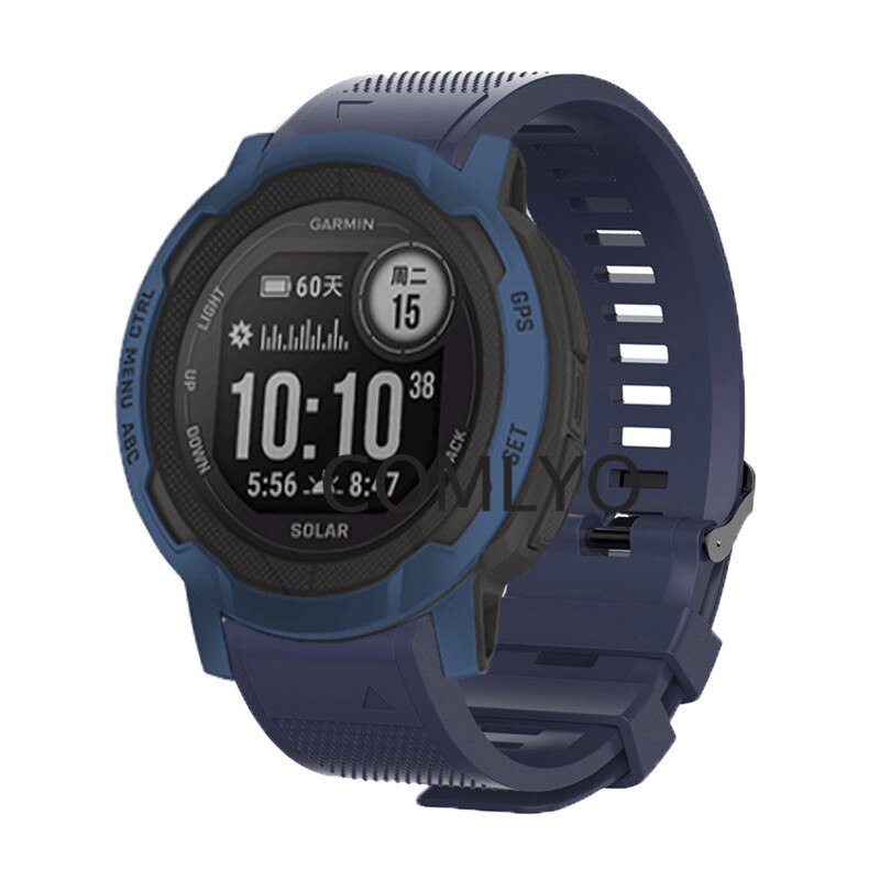 3in1 Band For Garmin Instinct 2 Instinct2 Smartwatch Strap Silicone Quick Easyfit Sport Wristband Belt Bracelet Screen Protector