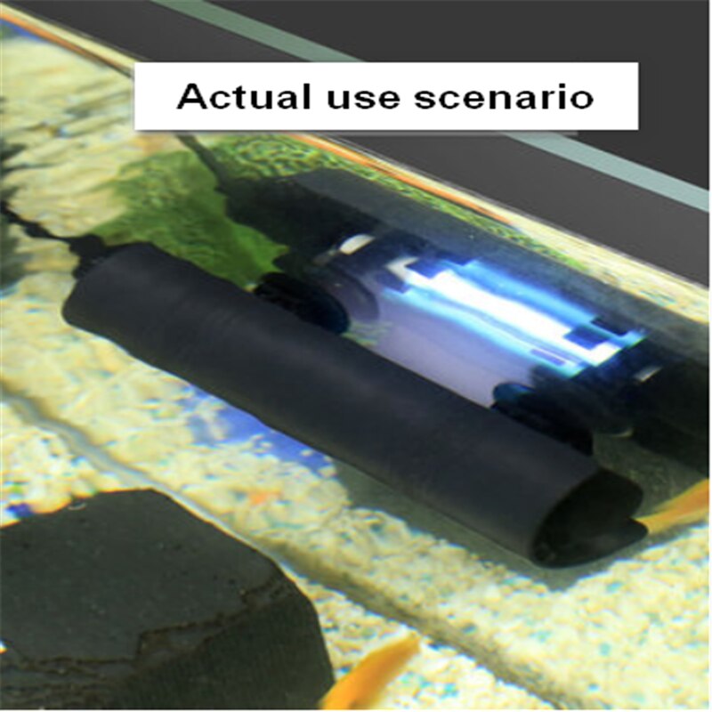 Hongyi akvarium uv -lampa, timer eller strömbrytare på av uv -sterilisator sterilisera, ljusbarriärskydd uv -nyans för att skydda fisk