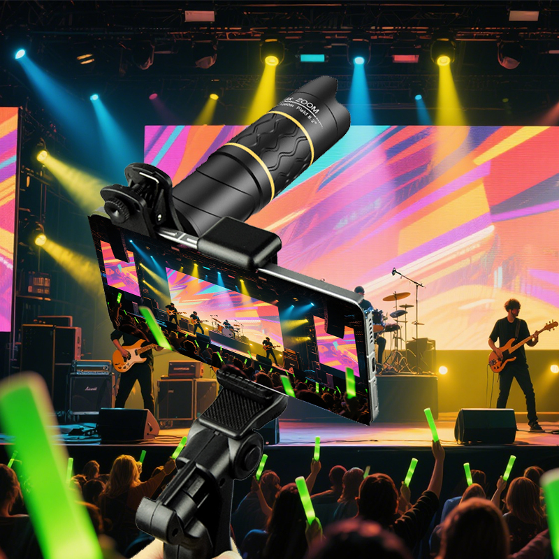 Mobile Phone Telephoto Camera Lens Universal 28X External Zoom Perfect for Concert Far Away Photography