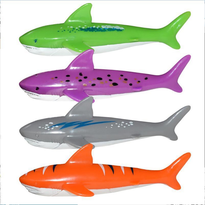 Swimming Pool/Bathpool Diving Toys Underwater Summer Dive Toys Dive Accessories Toys Kids: 4 diving sharks