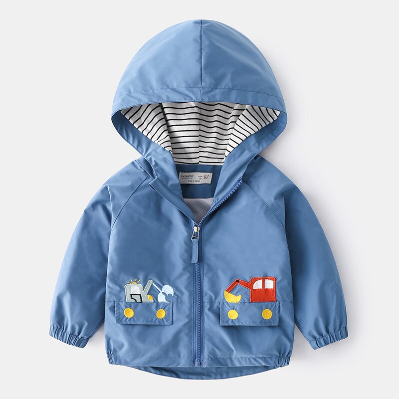 Jongens Lente Cartoon Jas Koreaanse Kinderkleding Kinderen Jongens Geborduurde Leisure 1014 04: 1 / 6T