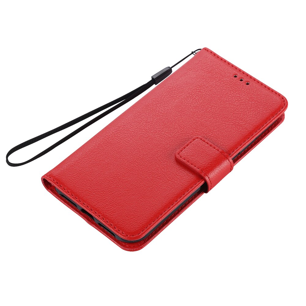 Wallet Case Voor Op Samsung Galaxy A5 A500 A500F SM-A500F Boek Leather Case Kaartsleuven Telefoon Tas Met Hand touw: K-Wallet-Red