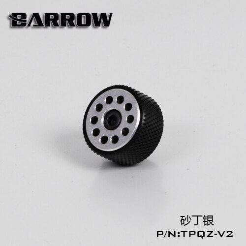 Barrow  g1/4 '' automatisk+manuel udstødningsventil luftevakueringsventil til computer vandkølesystem tpqz -v2 sort ring