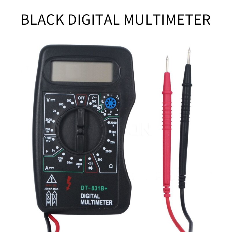 1Pcs Multifunction Multimeter Tester Voltmeter LCD Digital Multimeter Not Included Battery