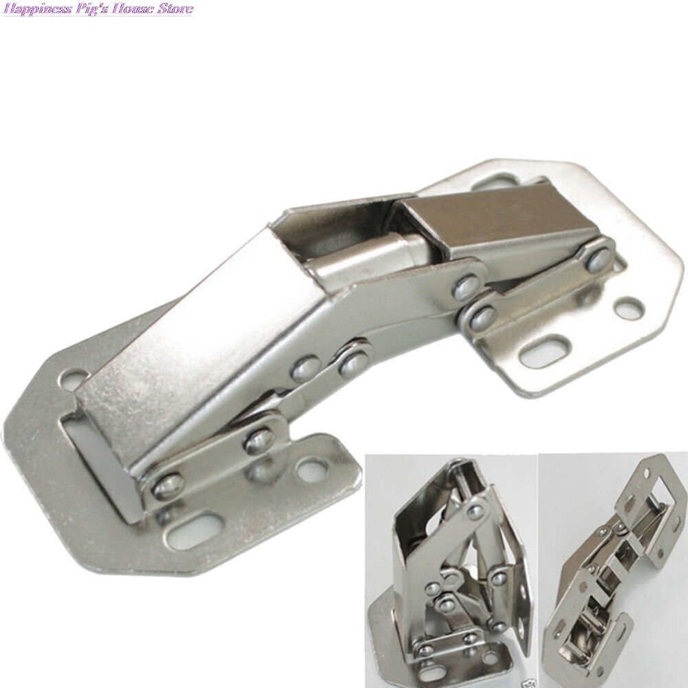 Good Sliver Corner Folded Cabinet Door Hinges Kitchen Bathroom Cupboard Home Housing Safely Security