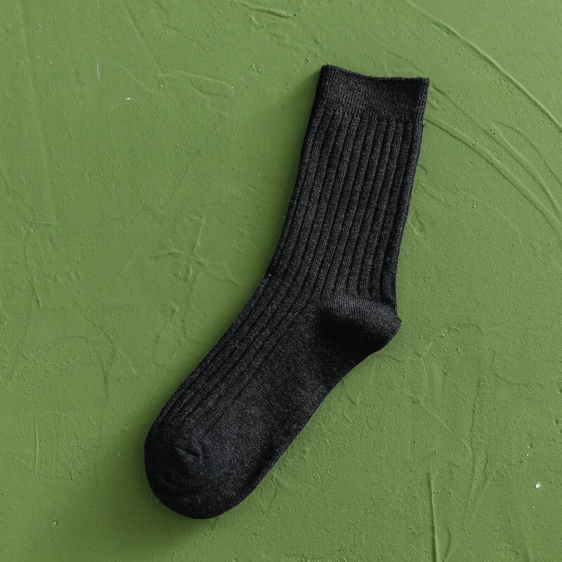 korean style women streetwear cotton socks woman calcetines de la mujer meias mulher skarpetki kobieta skarpety meia chaussette: black