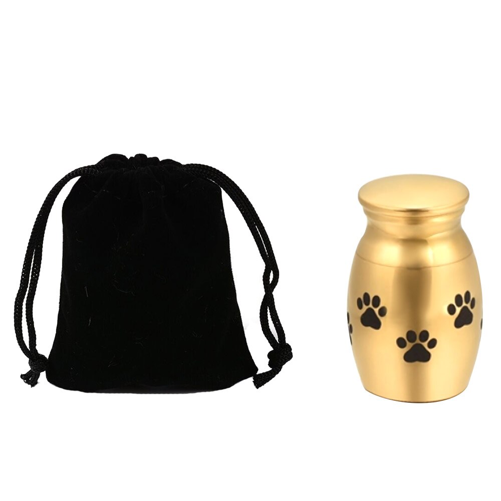 Urna para mascotas, perro, gato, pájaros, ratón, incineración, cenizas, urna de acero inoxidable, minicasket de recuerdo para mascotas, columpio, recuerdos para mascotas