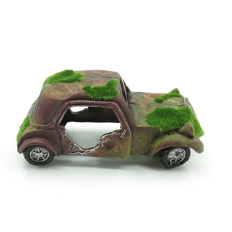 Mos decoratief veilig niet-giftig imitatie oude auto thuis aquarium ornament aquarium decoratie aquarium ornament decoratie