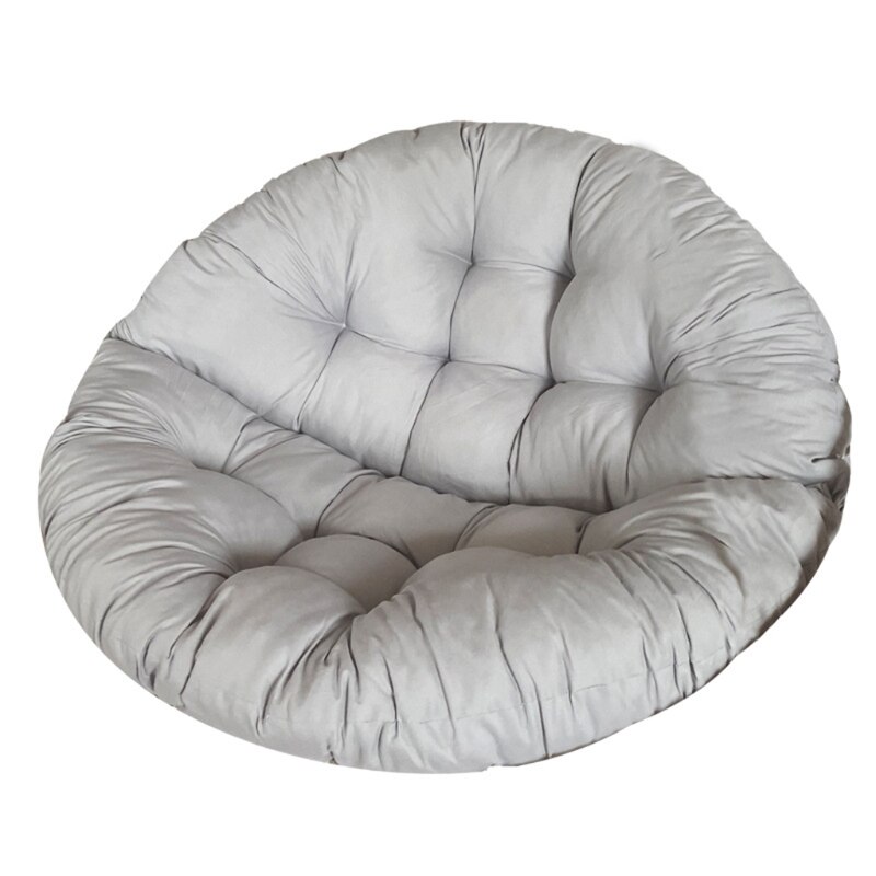 Ronda asiento acolchado cojín Silla de oscilación Mat hamaca ronda Pad asiento silla Nido de Pájaro cojín cesta colgante ronda Mat para casa: Grey
