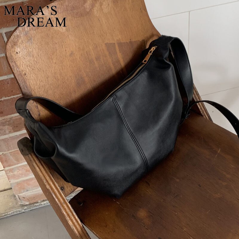 Mara &#39;S Droom Vrouwen Casual Hobo Tassen Schouder Crossbody Bag Vrouwelijke Grote Capaciteit Handtas Vrouw Brede Band Onderarm Zak