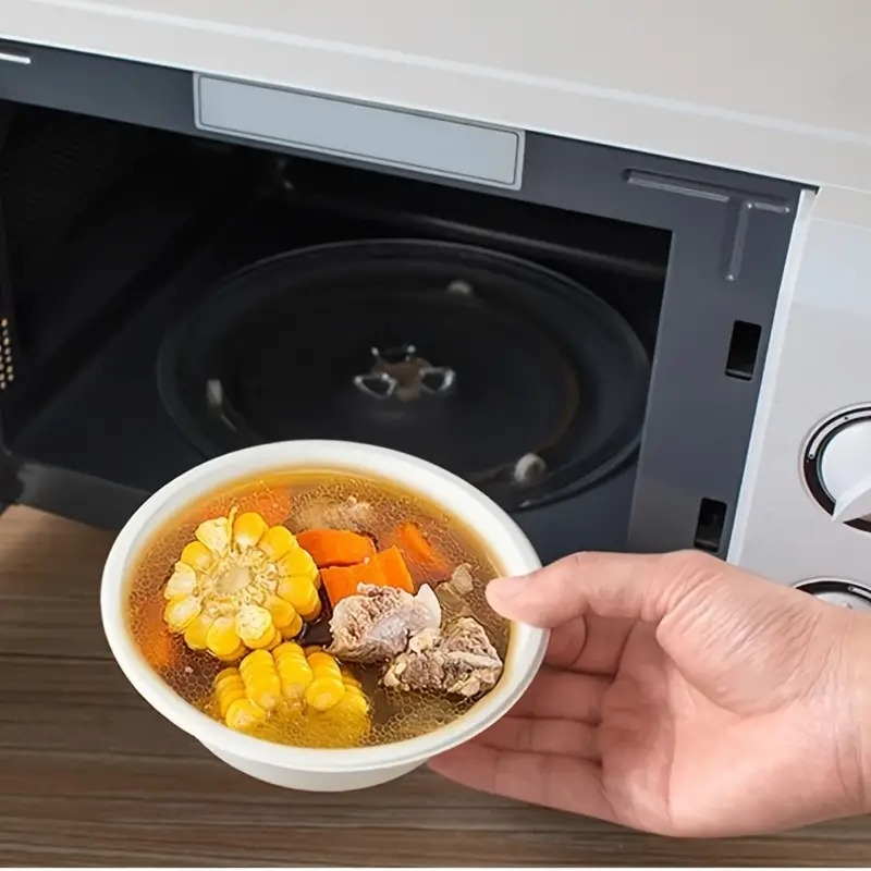 Disposable Paper Bowls Biodegradable Paper Bowls Family Party Picnic Soup Fruit Appetizers Desserts Household Food Containers