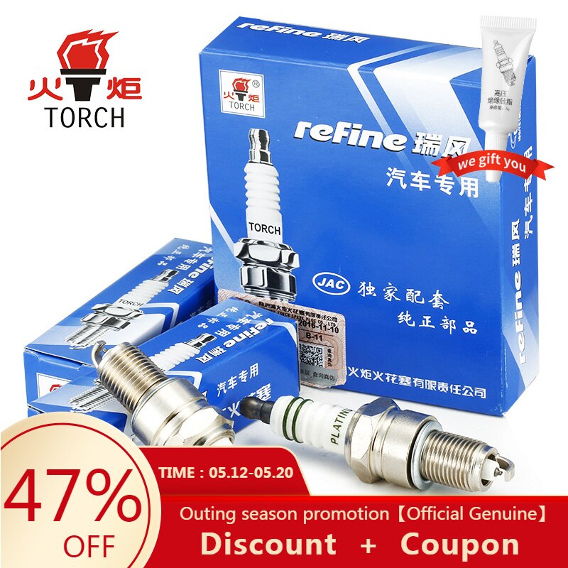 4packs/6packs China original TORCH spark plugs BPR5EIX-11/IW16//9011