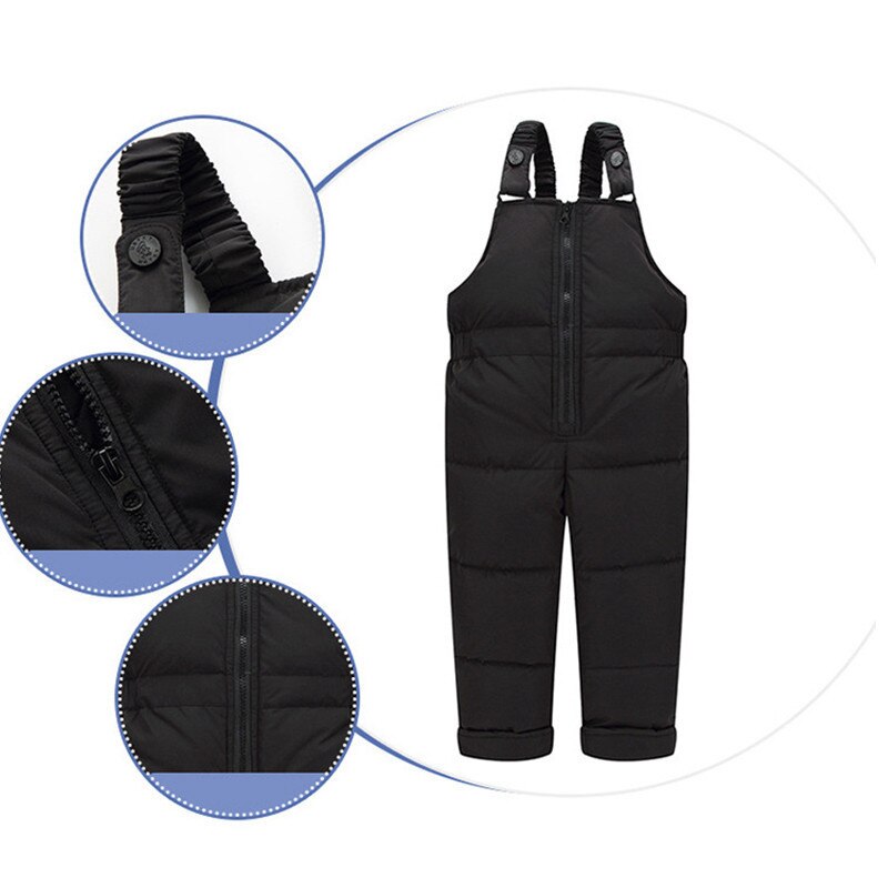 Kinderen Winter Suits Jongens Eendendons Jas + Broek Kleding Set Kinderen Warm Dikkere Jas Sneeuw Wear Parka Baby meisje Kleding