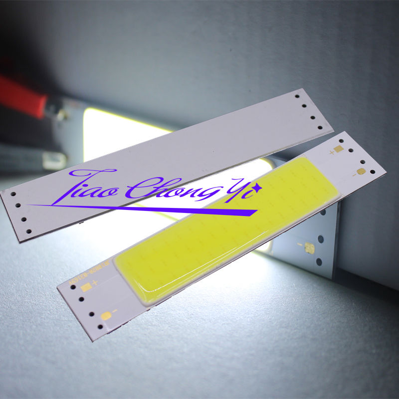 1 Pcs 3W 100X20mm 300mA 9V Cob Led Cool White Panel Strip Verlichting Voor Diy Lampen