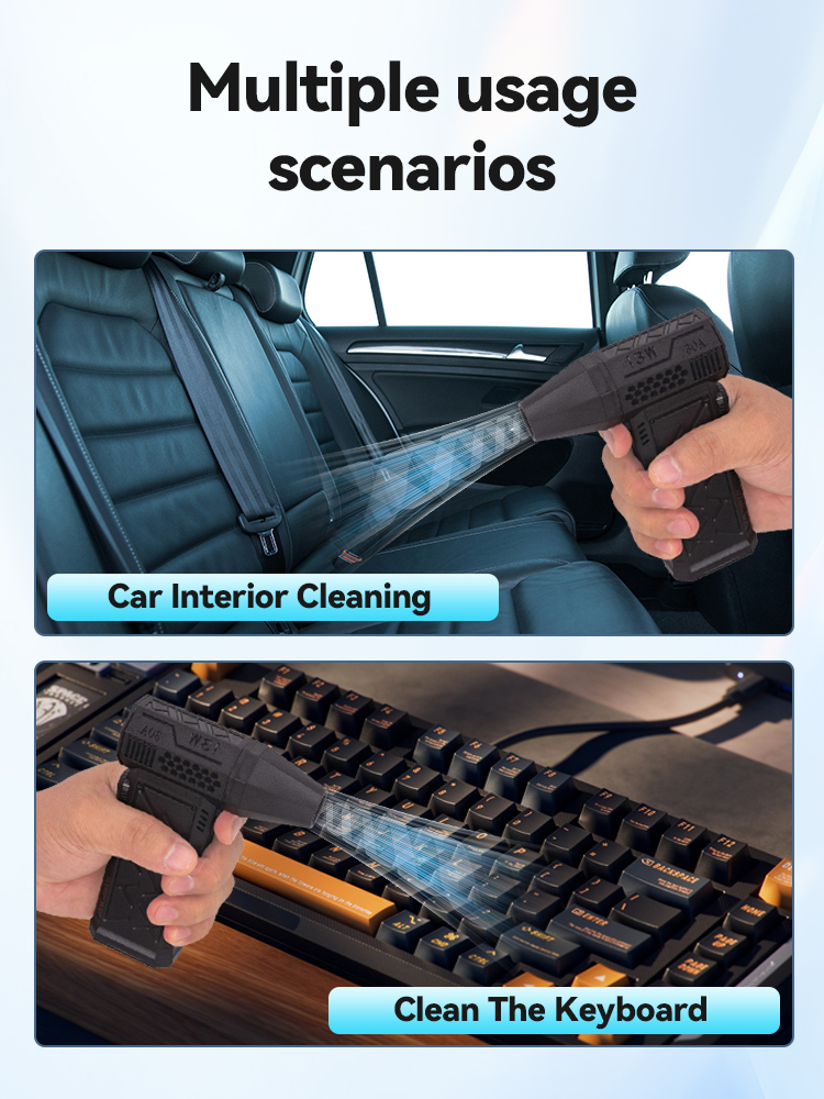 Air Blower 130000RPM Turbo Jet Fan Outdoor Portable BBQ Electric Blower Car Dryer Powerful Computer Dust Blowing Cleaning Tool