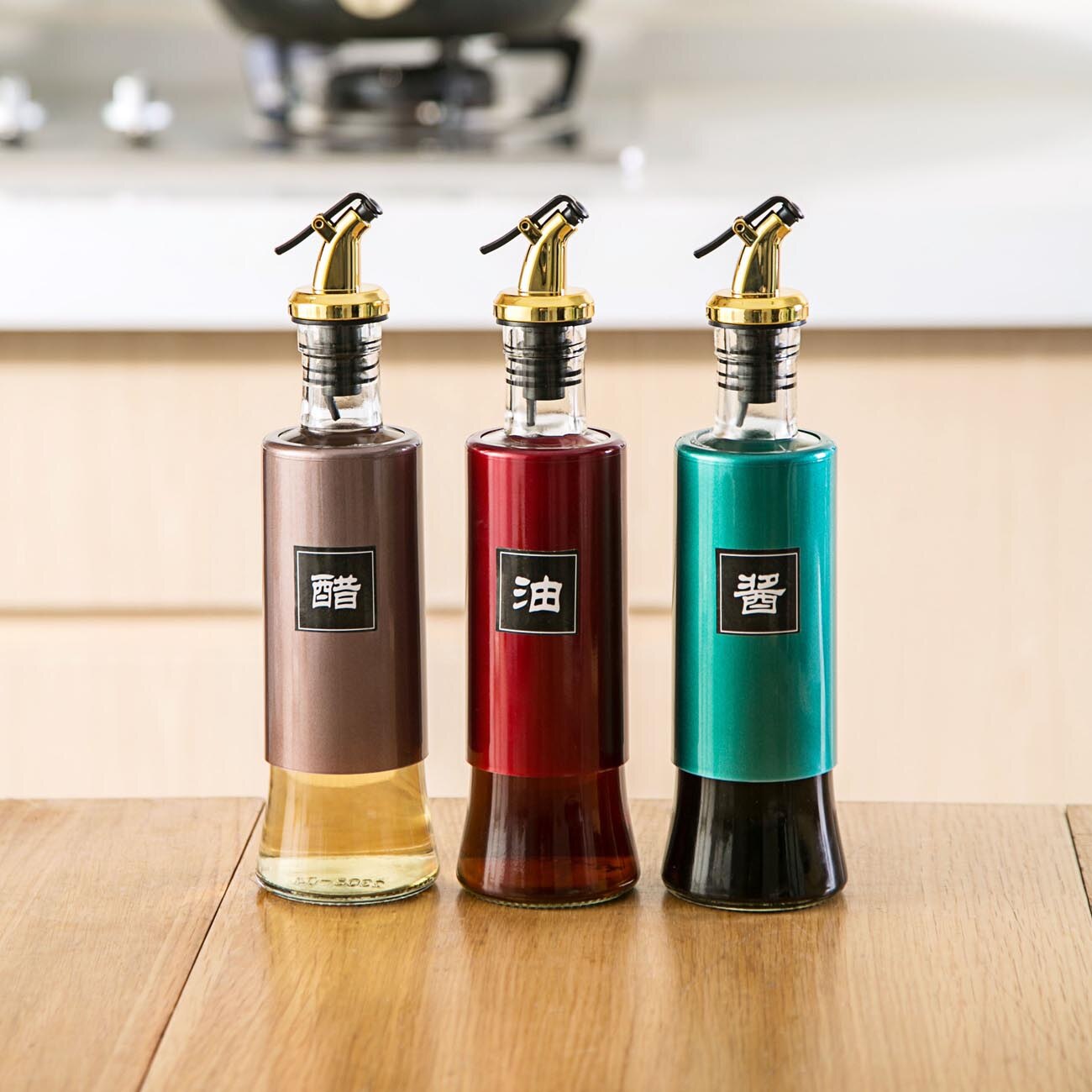 Glazen Olie Pot Japanse Stijl Keuken Automatische Openen En Sluiten Sojasaus Azijn Kruiden Fles Azijn Pot