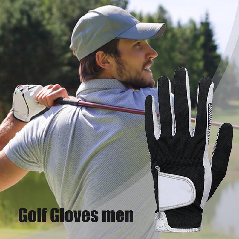 Herren Golf handschuhe atmungsaktive Golf handschuhe für sterben rechte oder linke Hand für Herren verstellbare Herren Golf handschuhe für Golfspieler männer