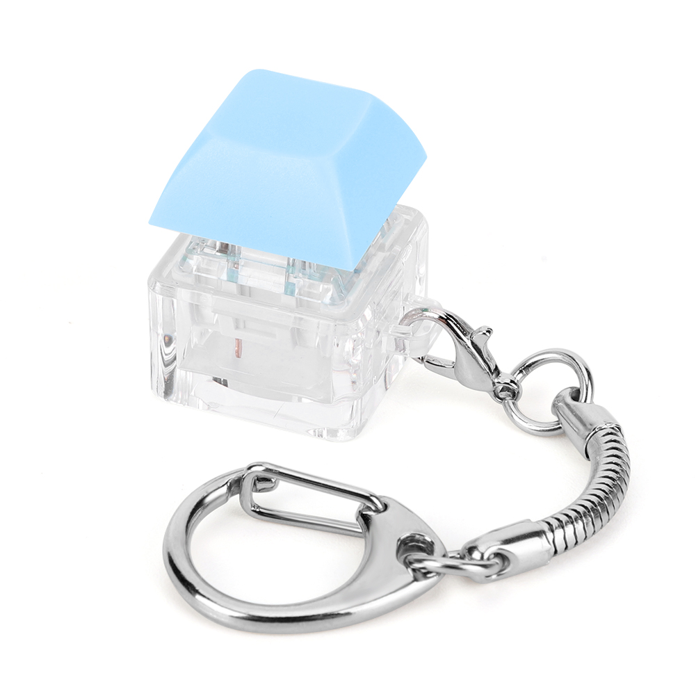 Finger Keyboard Fidget Toys, 4 prédire Keyboard ClUnicef Toy, Decompress Fingertip Keychain, Finger Calming Toy, Souligné Instituts: Bleu