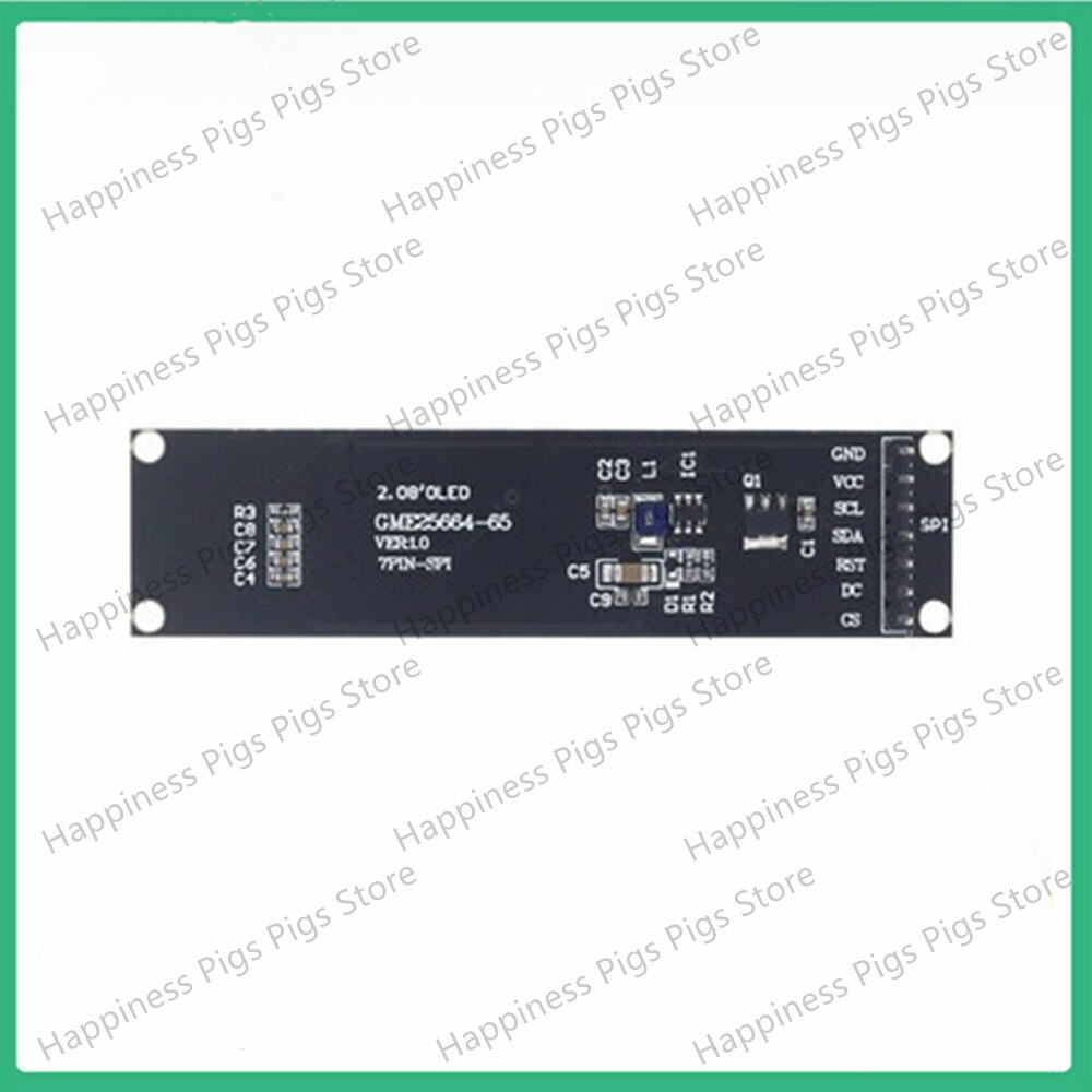 2.08 Inch OLED Display LCD Screen 256x64oled with Grayscale Adjustment SPI Interface Highlight