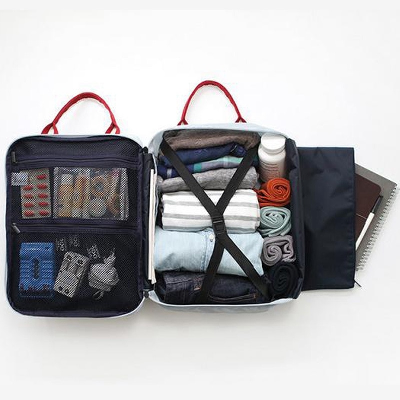 Reistas, reistas, kleine bagage, zakelijke reistas, weekendtas, reistas voor beginners, opbergtas, marineblauw
