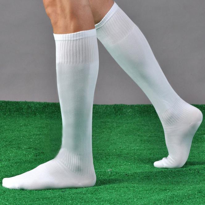 Warm Fall Winter Cool Mens Socks Sport Football Soccer Long Socks Near Knee High Sock Baseball Hockey Yellow Blue Socks #j2p: White