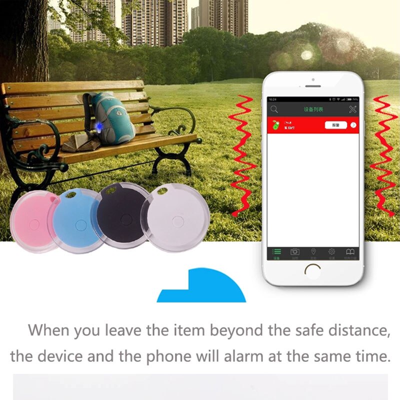 Bluetooth Alarm Antilost Apparaat Voor Mobiele Kind Tas Portemonnee Key Finder Locator Anti Verloren alarm Tracker Smart Tracker GPS Locator