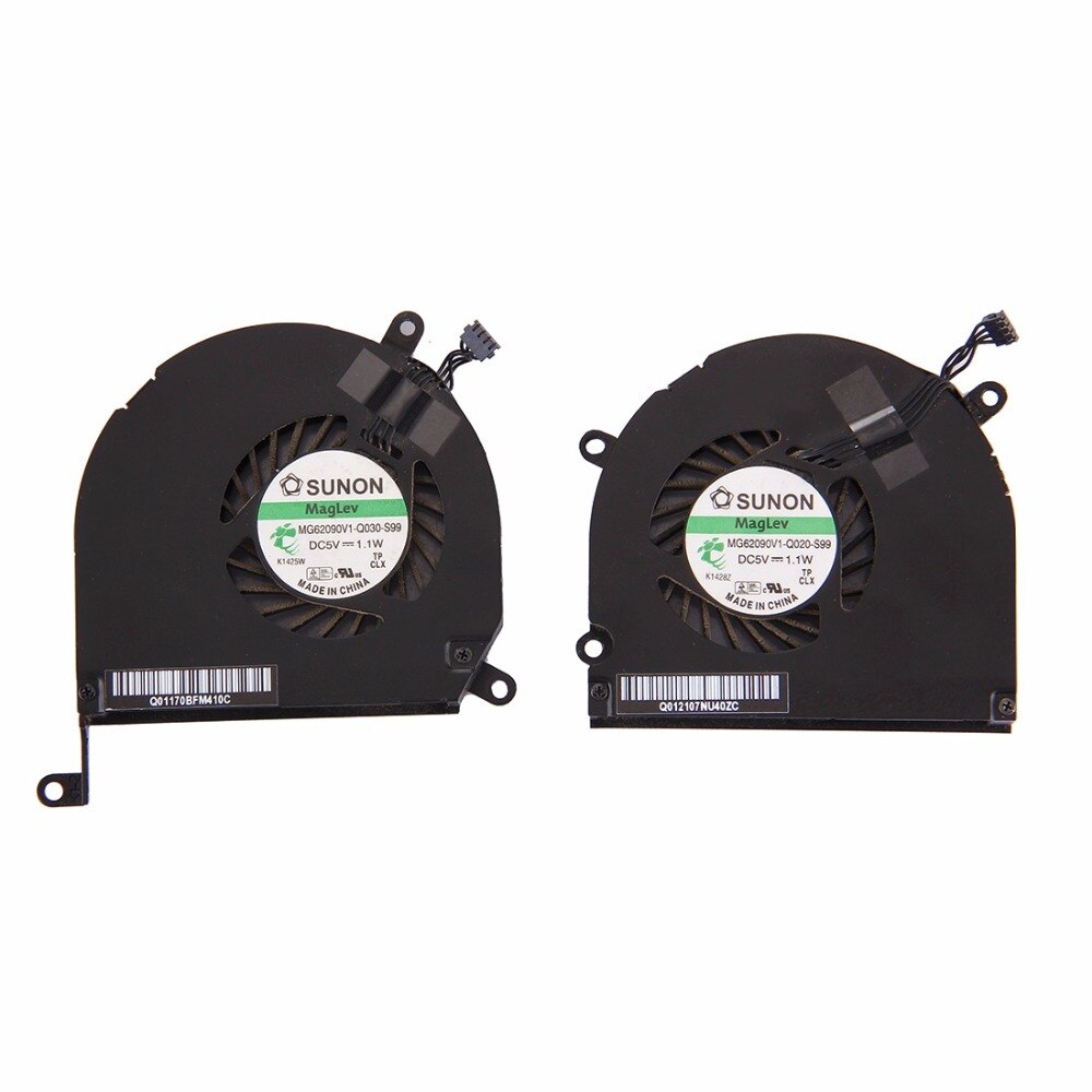 1 Paar Voor Macbook Pro 15.4 Inch - ) a1286/MB985/MC721 / MC371 Cooling Fans (Links + Rechts)