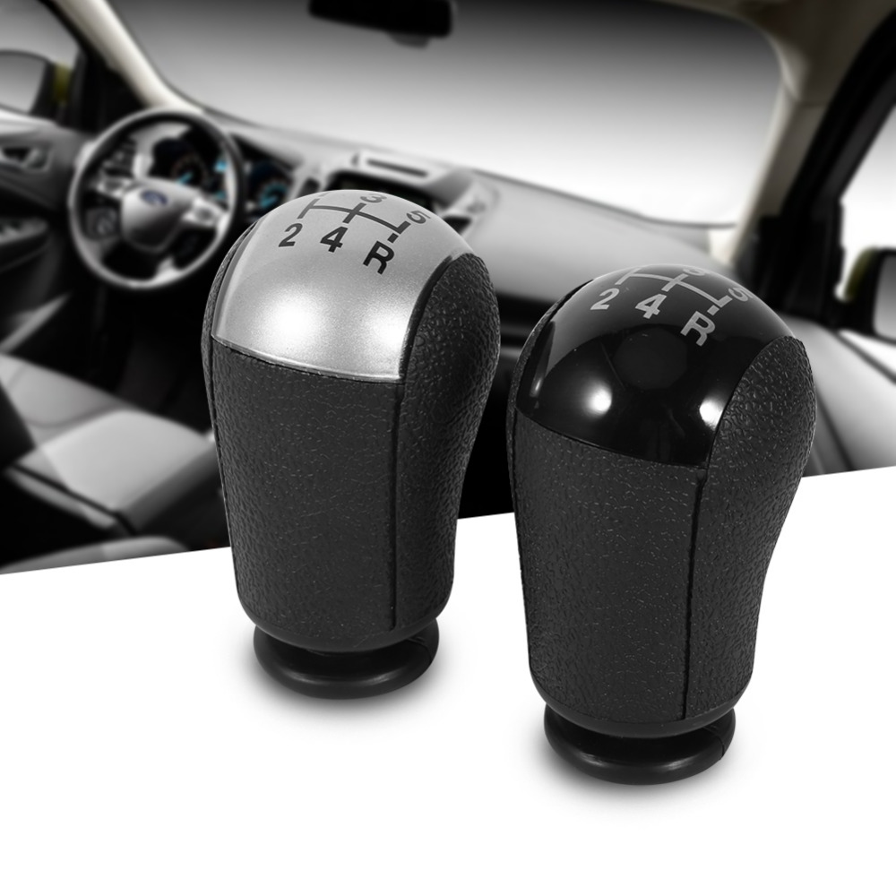 5 Speed Manual Gear Stick Shift Knob Car Gear Knob Gear Lever Shifter Knob For Ford Focus Mondeo MK3 S-MAX C-MAX Black / Grey